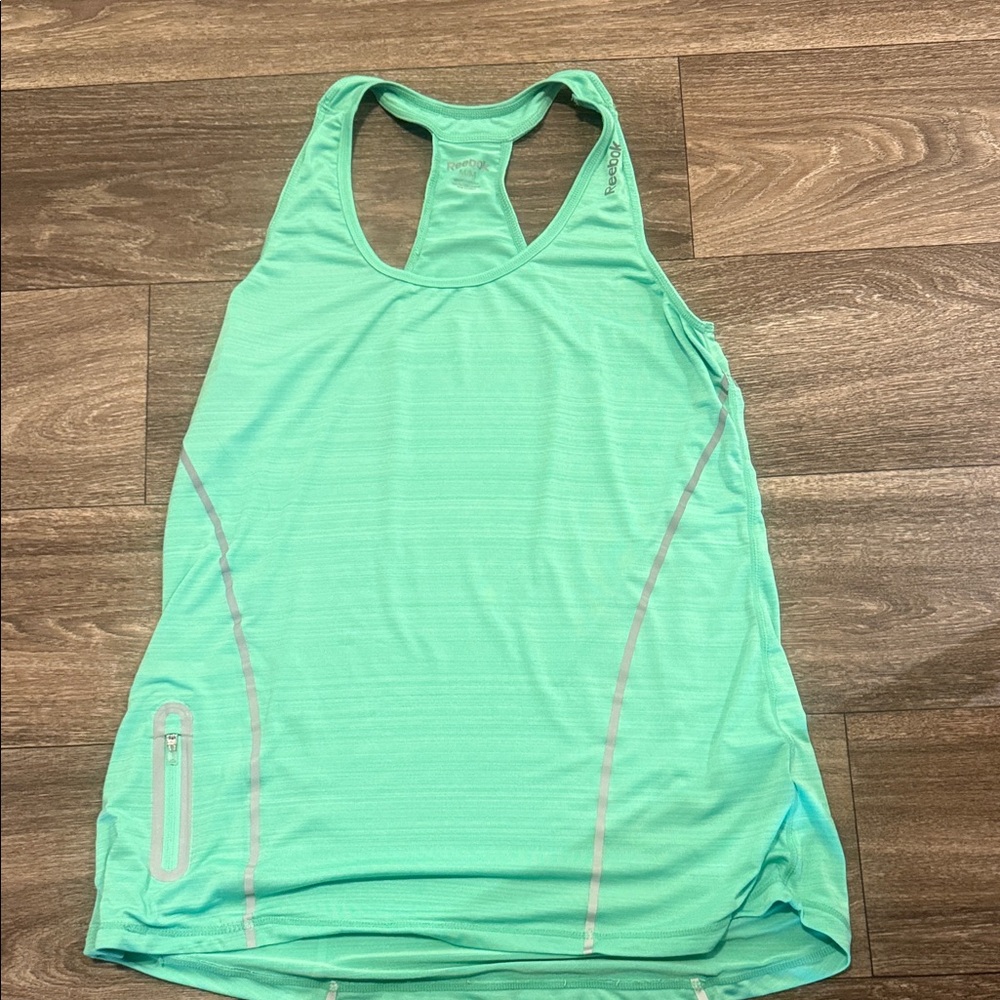 Reebok Mint Green Racerback Tank Top